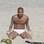 O jogador do Barcelona aproveitou também a praia da Barra da Tijuca, no Rio de Janeiro. Foto: AgNews/Dilson Silva
