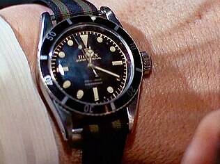Rolex Submariner de James Bond no filme