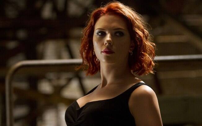 Scarlett Johansson como a Viúva Negra em 'Os Vingadores'