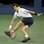 Desequilibrado, Murray acerta golpe na final do Aberto dos EUA. Foto: Getty Images