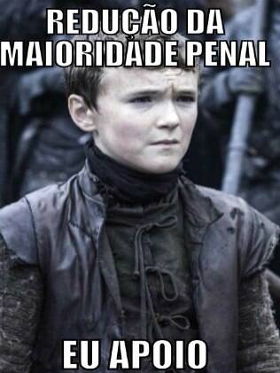 Meme sobre a morte do personagem