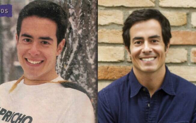 Felipe Folgosi, aos 20 anos de idade, e hoje, quando completa 20 anos de carreira