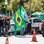 Grupo faz protesto pedindo o impeachment da presidente Dilma em Caxias do Sul nesta quinta-feira (17), no Rio Grande do Sul.. Foto: Luca Erbes/Futura Press - 17.03.16