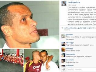 Colega em 2002, Lúcio agradece pela honra de ter jogado com Rivaldo.