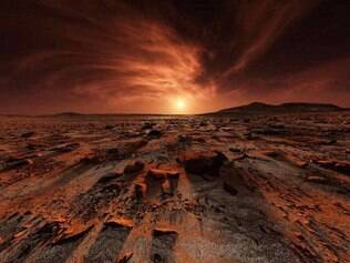 Veja o espetacular pôr-do-sol em Marte 