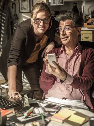 Leticia e Paulo Betti, parceiros de cena