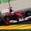 Fernando Alonso guia uma Ferrari em 2010, seu primeiro ano na equipe. Foto: Getty Images