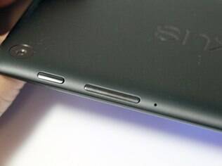 Novo Nexus 7 manteve posição dos botões da versão anterior