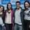 Os atores com a especialista Laura Muller. Foto: AgNews