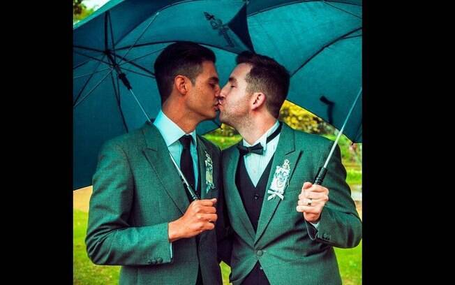e até os guarda-chuvas (do amor). Foto: Reprodução/Instagram