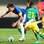 Neymar sofre falta no começo da partida. Foto: Gazeta Press