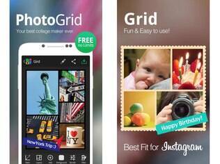 PhotoGrid é um aplicativo para fazer montagens de fotos e vídeos. Gratuito, está disponível para Android, iOS e Windows Phone