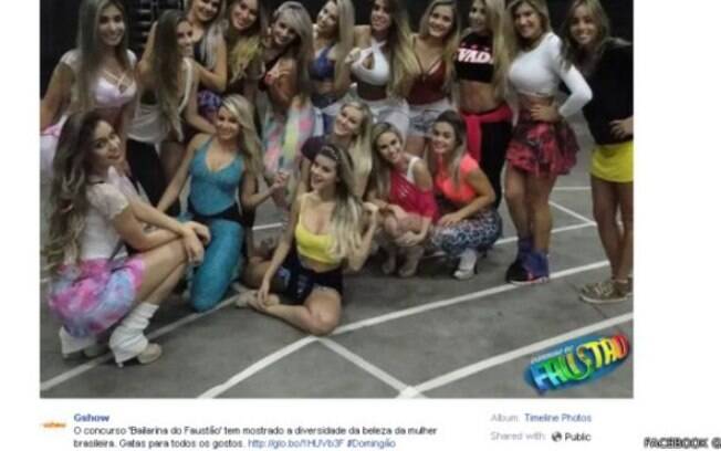 Foto polêmica com bailarinas