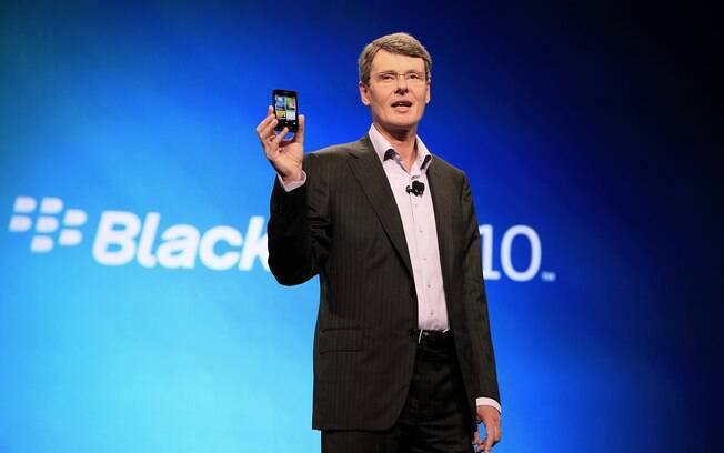 Heins e o novo BlackBerry: teclado físico será mantido