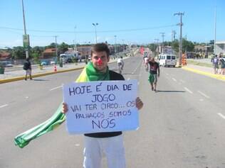 Fortaleza: torcedor fura barreira da PM