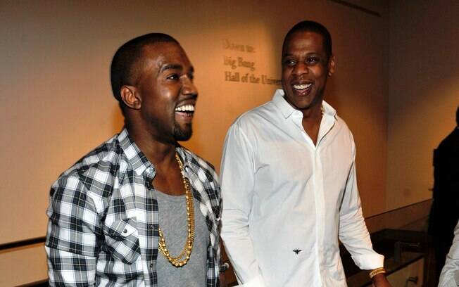 Os rappers e produtores Jay-Z e Kanye West são tão amigos que até gravaram um disco juntos em 2011, 