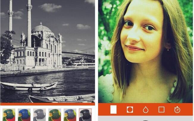 Similar ao Instagram, Retrica é grátis para iPhone e Android