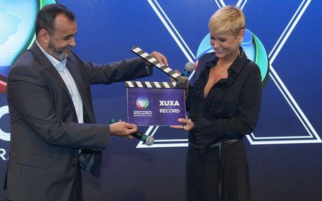 Xuxa na Record. Foto: AgNews