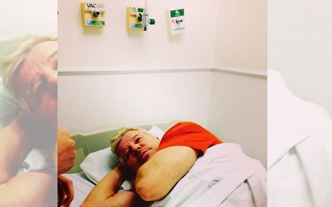 Miguel Falabella posta foto em hospital: 'Estou com dengue'