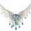 Colar Le Bal du Palais d'hiver, da Van Cleef & Arpels, com diamantes,  safiras, turmalinas, águas-marinhas e pérolas brancas cultivadas. Foto: Divulgação