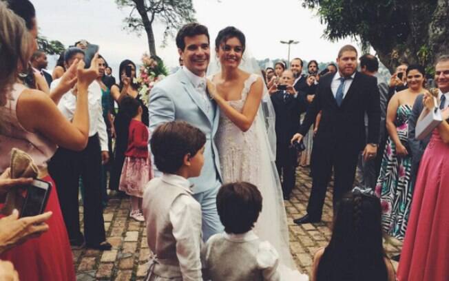 Sophie Charlotte e Daniel de Oliveira se casam em Niteroi. Foto: Reprodução/Instagram