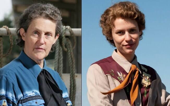 A atriz Claire Danes virou Temple Grandin na produção de mesmo nome de 2010 da HBO