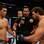 Lyoto Machida (esq) e Ryan Bader se cumprimentam antes do início da luta. Foto: Getty Images