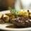 Entrecôte com batata röesti e cebolas glaceadas, no Allez, Allez!. Foto: Divulgação/Restaurant Week SP