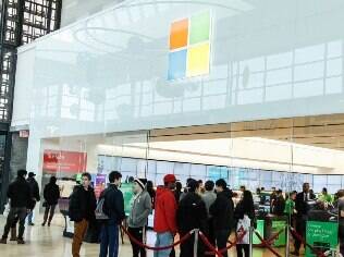 Loja da Microsoft em Toronto (Canadá): empresa tem mais de 100 espaços de venda na América do Norte