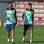 Neymar e Daniel Alves no treino do Barcelona. Foto: Site oficial