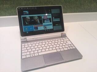 Iconia W510, da Acer, possui teclado que amplia autonomia de bateria para 17 horas