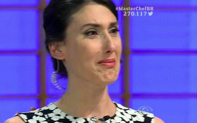 Paola chora com eliminação de Lucas no 'Masterchef'