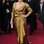 A atriz Meryl Streep mostra que a tendência vale para todas as idades, ao desfilar com vestido Lanvin de lamê, acompanhado por acessórios discretos. Foto: Getty Images
