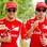 Massa e Fernando Alonso, companheiros de Ferrari, aparecem juntos antes da prova. Foto: EFE
