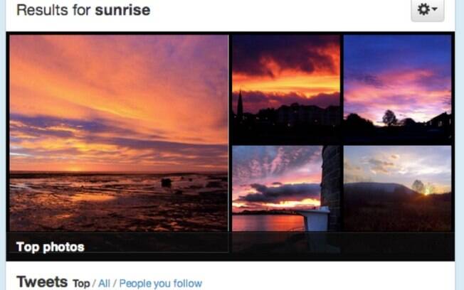 Nova busca do Twitter coloca fotos e vídeos em destaque
