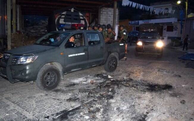 A polícia mandou 50 homens para Concepción como forma de restabelecer a ordem
