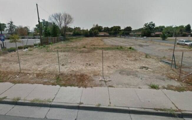 O local onde ficava o motel de Foos, perto de Denver, hoje é um terreno abandonado