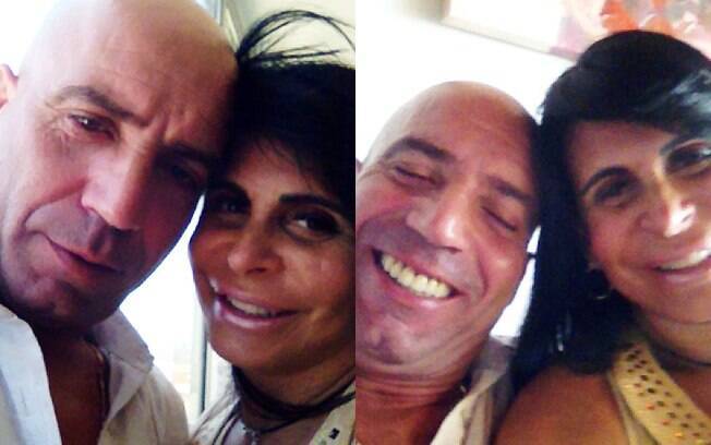 Gretchen e Carlos Matos, seu novo namorado