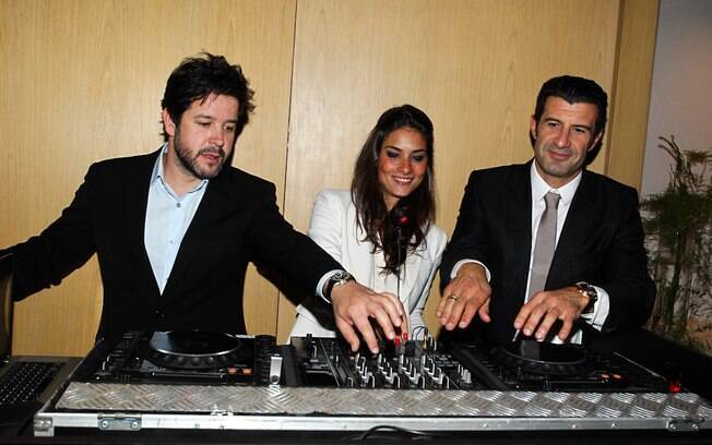 Murilo Benício na inauguração de uma loja em São Paulo, em novembro de 2012, sem a alianlça