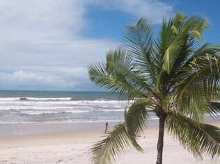 Vista da praia em Comandatuba