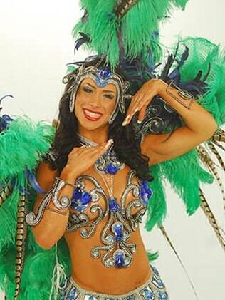 Fabiana Rodrigues Gonçalves em 2010 no concurso de carnaval do 'Caldeirão do Huck'