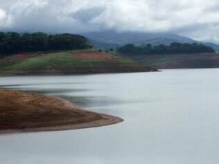 Vista da Represa Jaguari-Jacareí, em Bragança Paulista (SP), parte do Sistema Cantareira