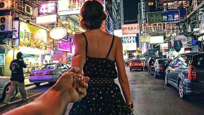 Guiado pela namorada, ele fotografa "volta ao mundo"