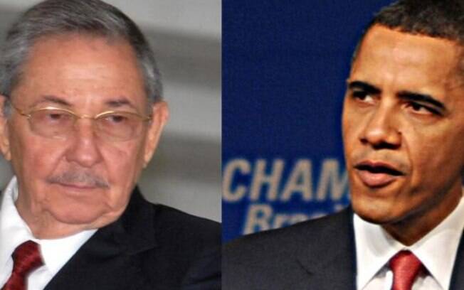 Os presidentes de Cuba, Raúl Castro, e dos EUA, Barack Obama, se encontrarão amanhã  em Cuba