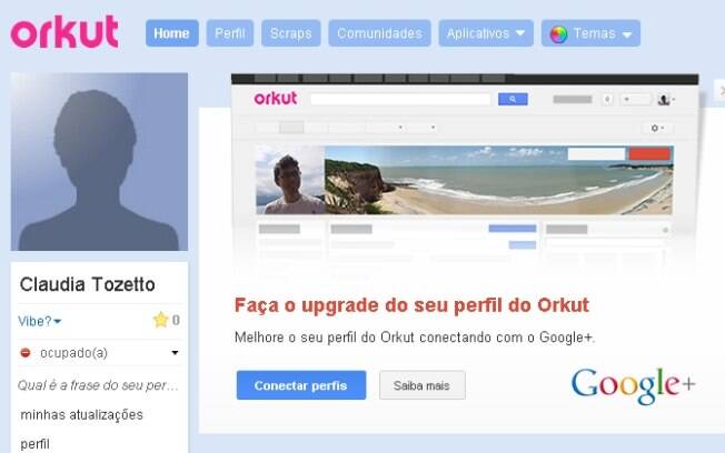 Google exibe aviso para estimular usuários a integrar contas do Orkut e Google+