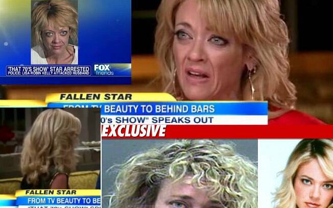 Lisa Robin Kelly deu algumas entrevistas e ganhou as manchetes de sites americanos por conta de suas prisões