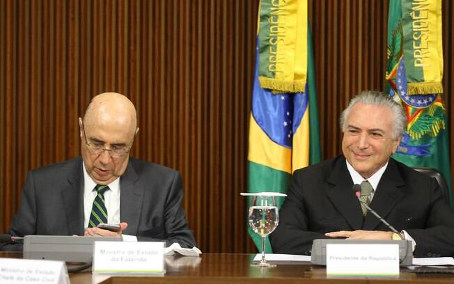 Meirelles e Temer fazem anúncio das primeiras medidas econômicas para deter déficit fiscal