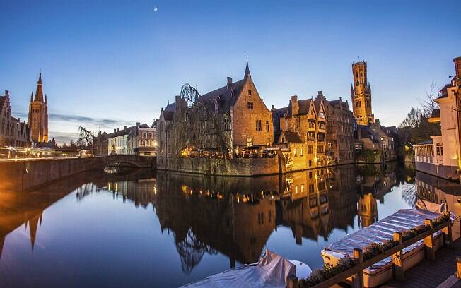 Cidade de Bruges, na Bélgica