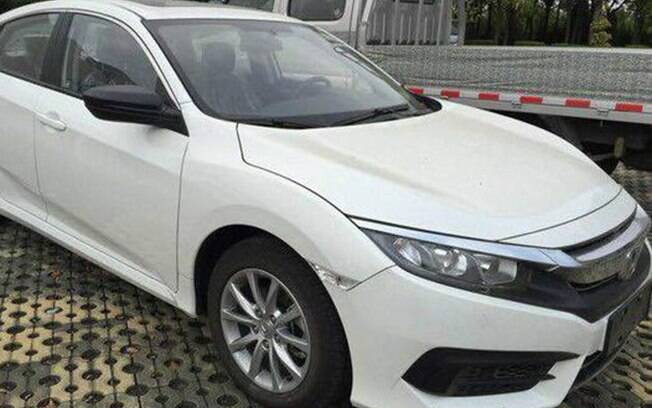 Honda Civic 1.0 Turbo é visto sem disfarces na China Honda Civic 1.0 Turbo é visto sem disfarces na China