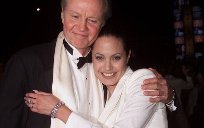 Angelina Jolie e seu pai, John Voight